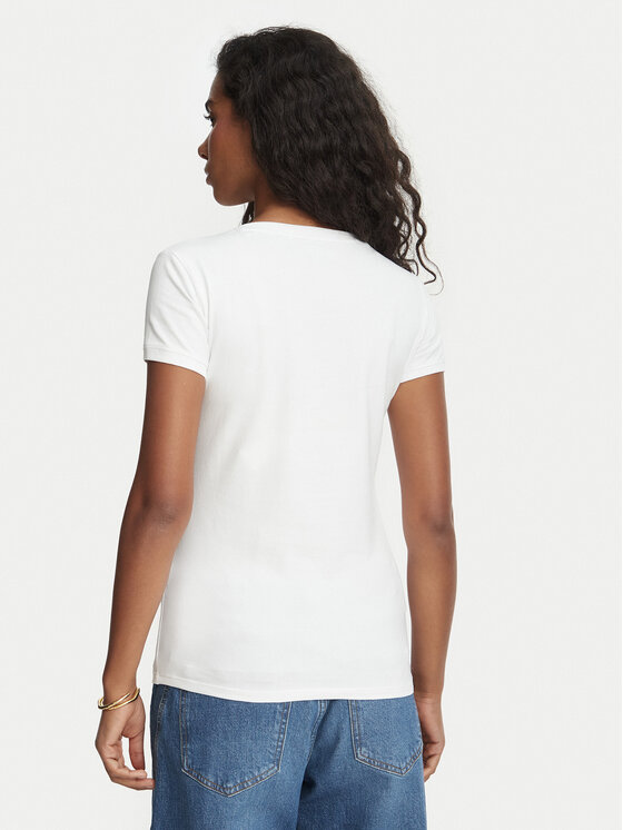 Guess Guess Póló W2YI45 J1314 Fehér Slim Fit