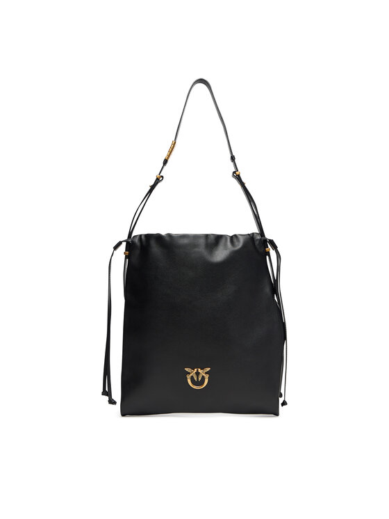 PINKO Torbica PINKO Slouchy Classic Bag AI 25-26 PLTT 104359 A0QO Crna