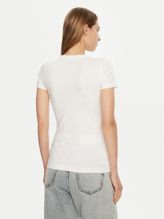 Guess Guess Футболка W5RI03 J1314 Білий Regular Fit