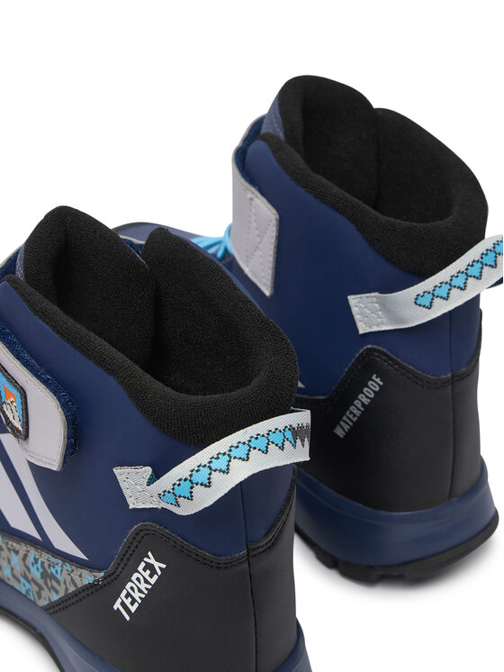 adidas Туристически adidas Minecraft Terrex Snow Cf Climawarm Winter Shoes Kids KJ6489 Тъмносин