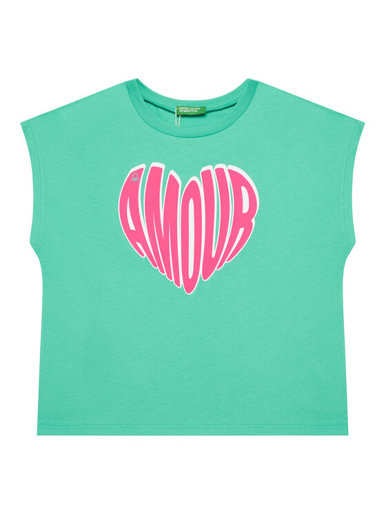 United Colors Of Benetton United Colors Of Benetton Топ 3JERC10PB Зелений Regular Fit