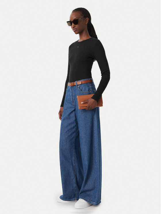 Tommy Hilfiger Cinturón para mujer Tommy Hilfiger Essential Effortless 2.5 AW0AW16836 Marrón