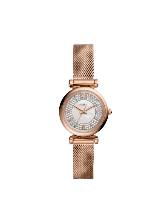 Fossil Zegarek Fossil Carlie Mini ES4836 Złoty