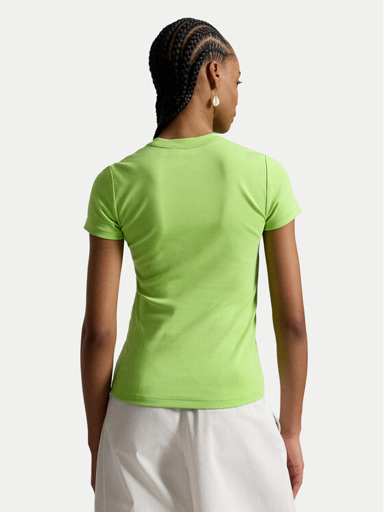 Polo Ralph Lauren Polo Ralph Lauren Camiseta 211A96259004 Verde claro Slim Fit
