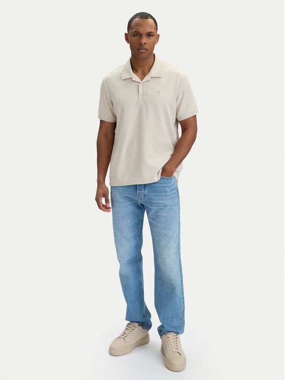 Calvin Klein Jeans Calvin Klein Jeans Pólóing LV04RF205G Krém Regular Fit