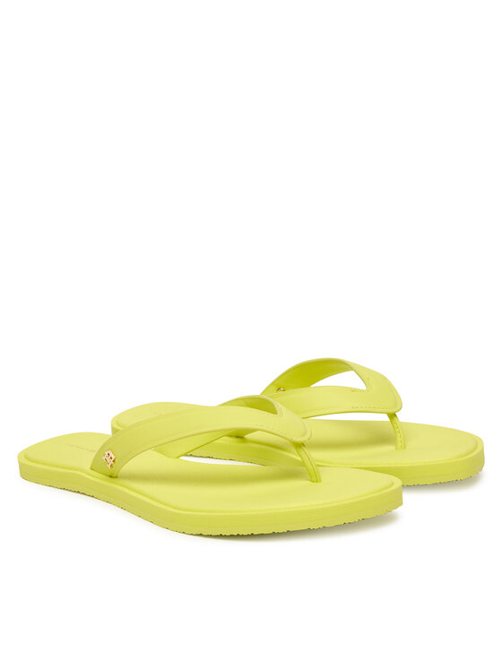 Tommy Hilfiger Žabky Tommy Hilfiger Th Scandi Premium Summer Sandal FW0FW09206 Žlutá
