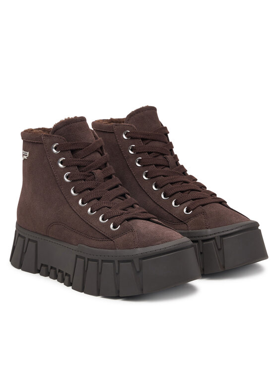 Tommy Jeans Bakancs Tommy Jeans Tjw Platform Sneaker Mc Wl EN0EN03134 Sötétbarna