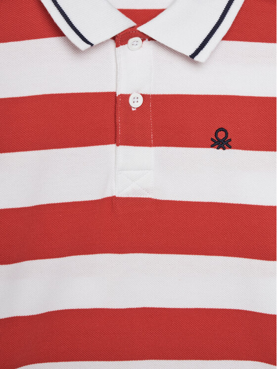 United Colors Of Benetton United Colors Of Benetton Поло 39QAC301T Червоний Regular Fit