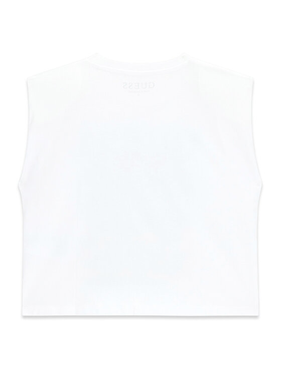 Guess Guess Top J6GI12 K8HM4 Blanco Regular Fit