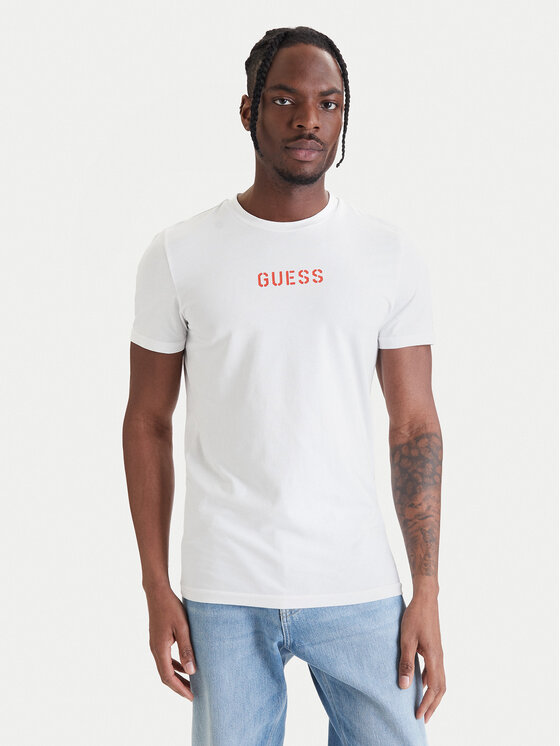 Guess Guess Camiseta U6GM01 K6YW1 Blanco Regular Fit