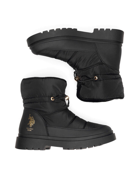 U.S. Polo Assn. Īsie zābaki U.S. Polo Assn. VIVIAN001K/DTY1 Melns