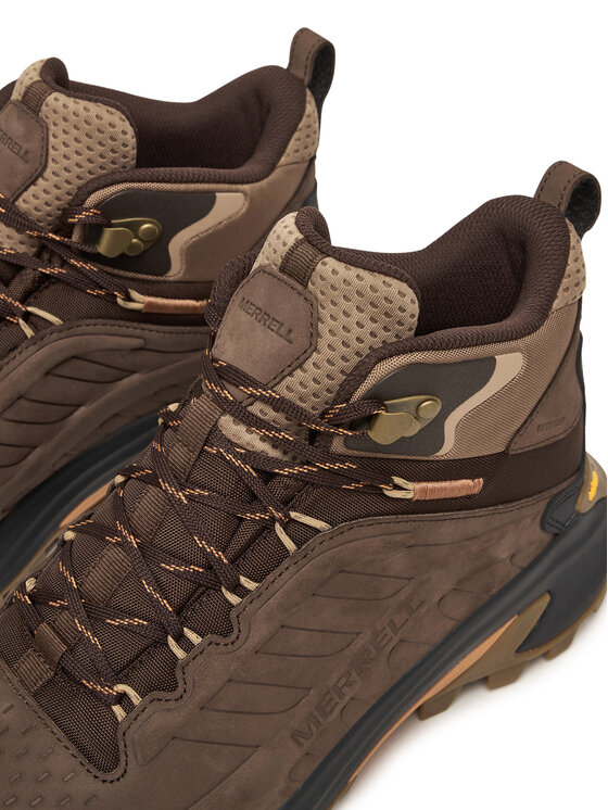 Merrell Trekingová obuv Merrell Moab Speed 2 Leather MID Waterproof J038041 Hnedá