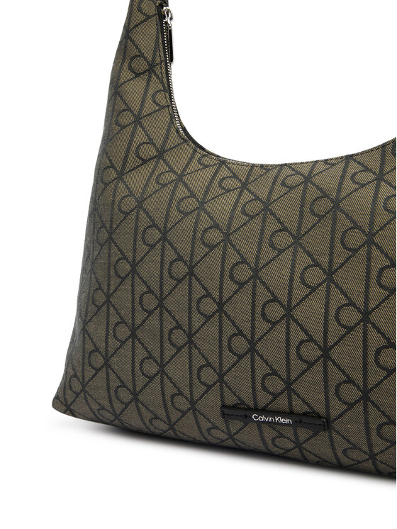 Calvin Klein Geantă Calvin Klein Emblem Jacquard LV04F3635G Kaki