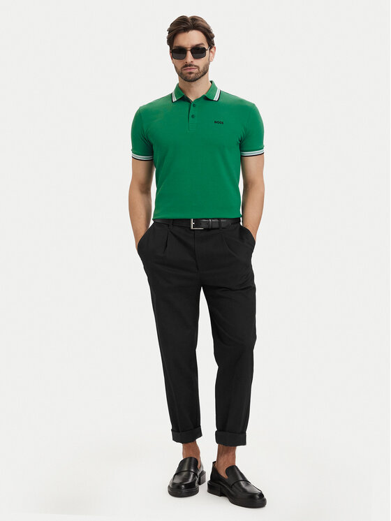 BOSS BOSS Polo Paddy 50469055 Verde Regular Fit