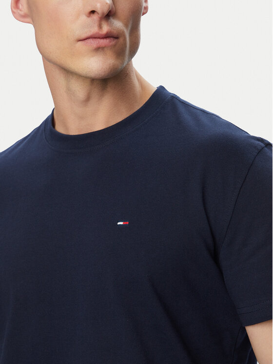 Tommy Jeans Tommy Jeans Majica DM0DM22504 Mornarsko modra Regular Fit