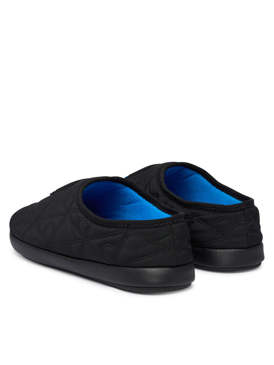 Calvin Klein Čības Calvin Klein Home Slipper Quilted Rip Emblem HM0HM02280 Melns