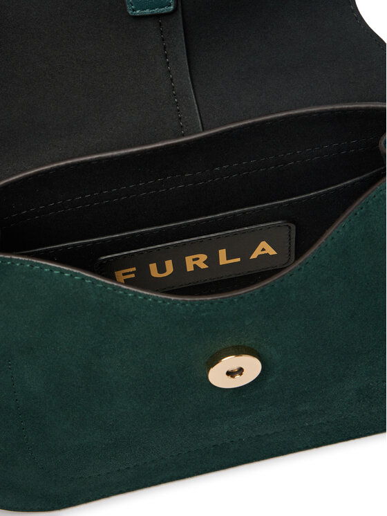 Furla Handtasche Furla Flow Mini Top Handle WB01032 BX3045 CN 5137S Dunkelgrün