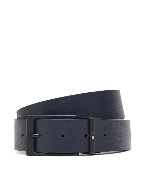 Tommy Hilfiger Pasek Męski Tommy Hilfiger AM0AM13821 Granatowy