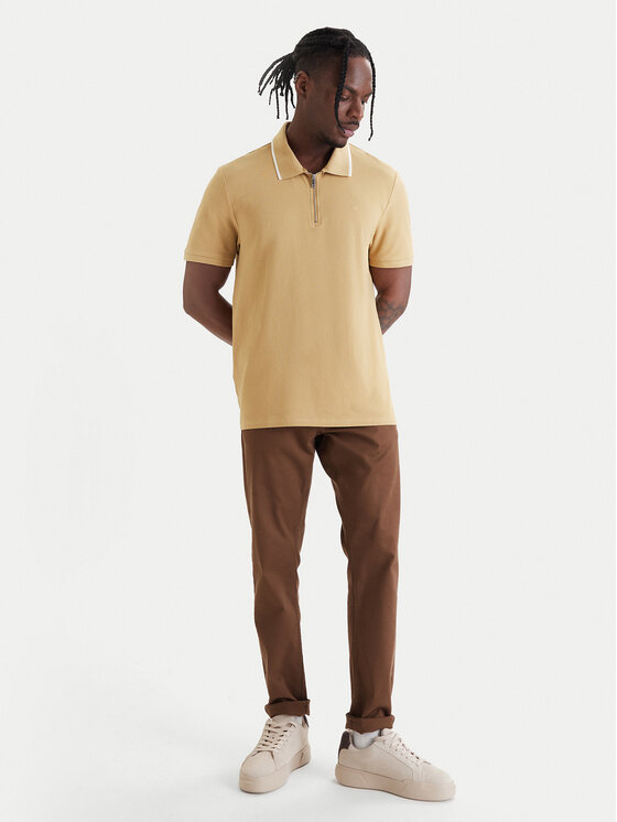 Calvin Klein Calvin Klein Polo LV04LF214G Amarillo Regular Fit