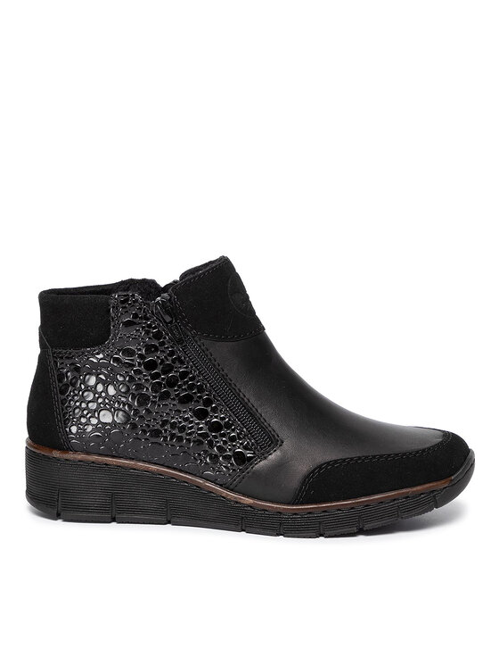 Rieker Botine Rieker 53782-00 Negru