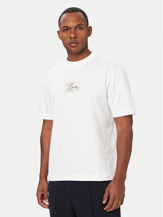 Guess Guess Футболка M6YI50 K4236 Білий Oversize