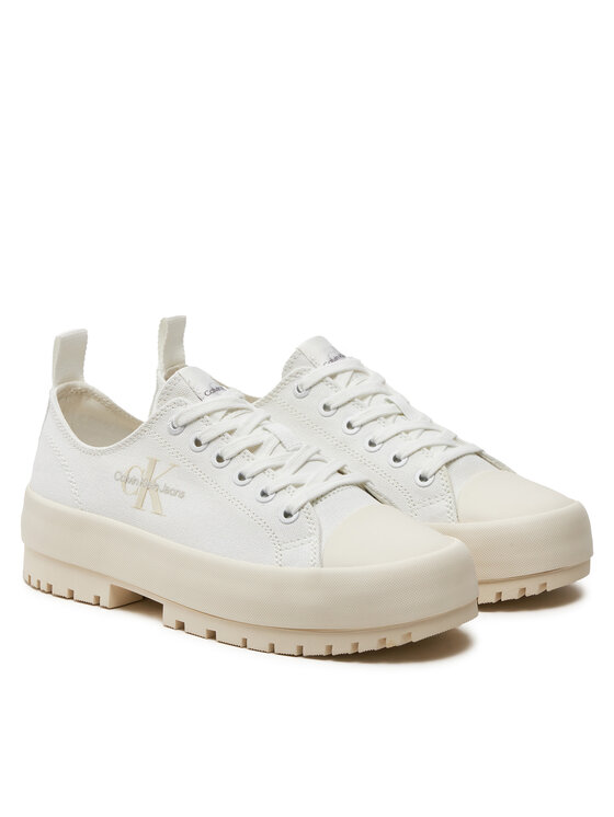 Calvin Klein Jeans Кецове Calvin Klein Jeans Lugged Hybrid Laceup Ml Mtr YW0YW01505 Бял