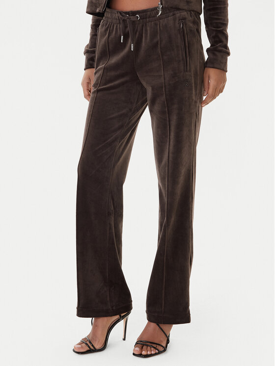 Juicy Couture Juicy Couture Pantalones de chándal Tina JCWBJ225307 Marrón Regular Fit