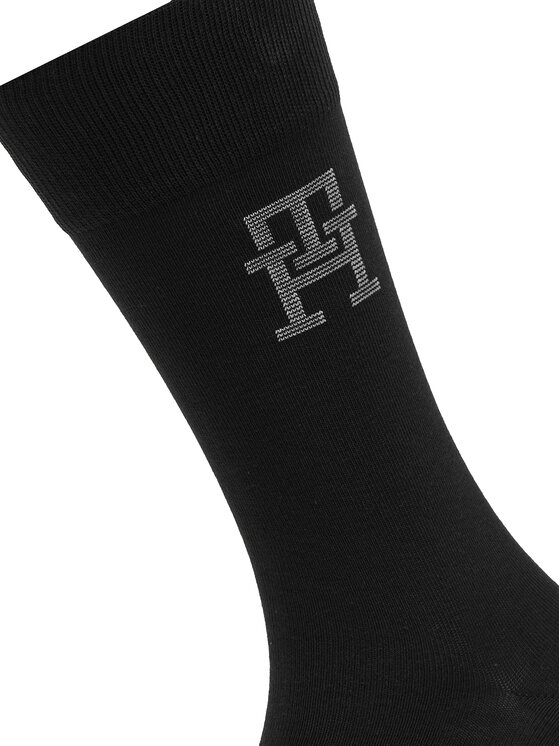 Tommy Hilfiger Șosete lungi Tommy Hilfiger 701241159 Negru