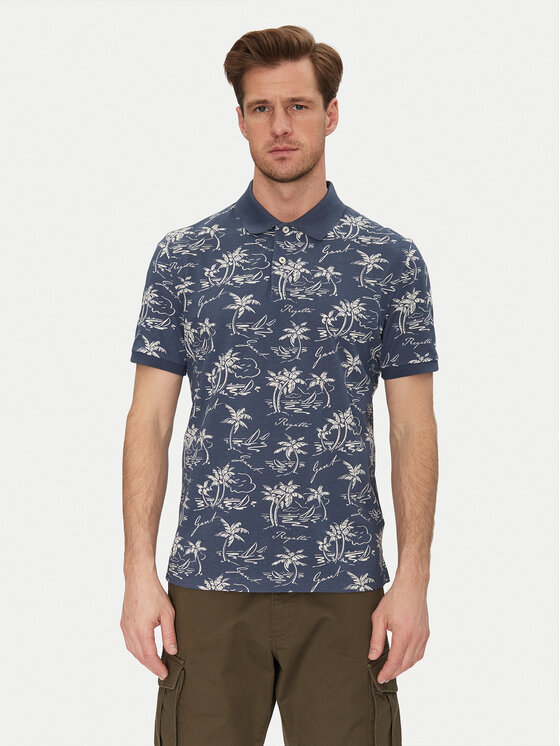 Gant Gant Pólóing 2014058 Sötétkék Regular Fit