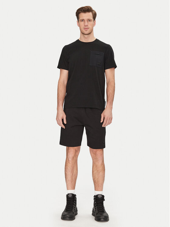 Moose Knuckles Moose Knuckles Футболка Dalon M15MT733 Чорний Regular Fit
