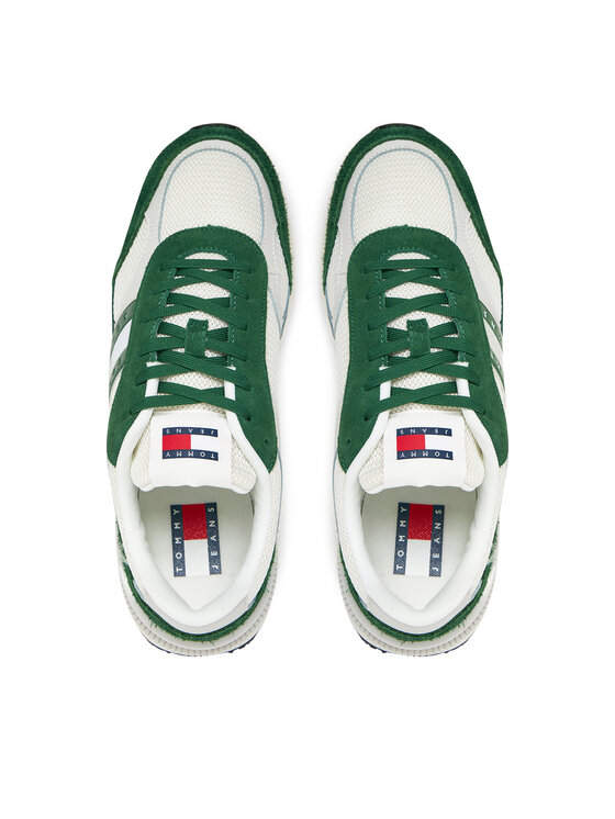 Tommy Jeans Sneakersy Tommy Jeans Tjm Technical Runner Ess EM0EM01537 Zelená