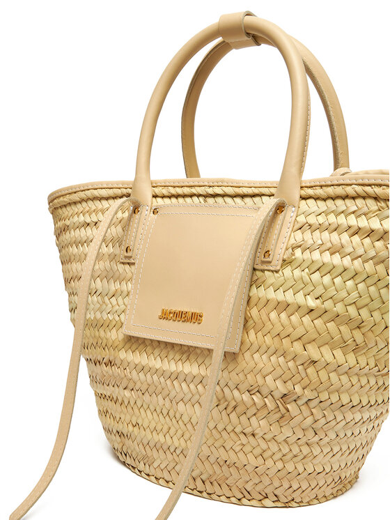 JACQUEMUS Torbica JACQUEMUS Le Panier Soli 23E223BA045-3060 Bež