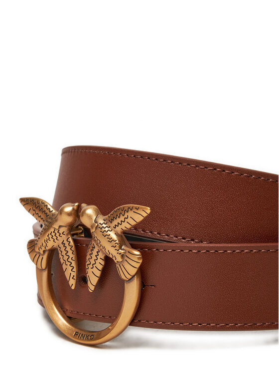 PINKO Dámsky opasok Pinko Love Berry H3 Belt . AI 24-25 PLT01 100125 A1Z6 Hnedá