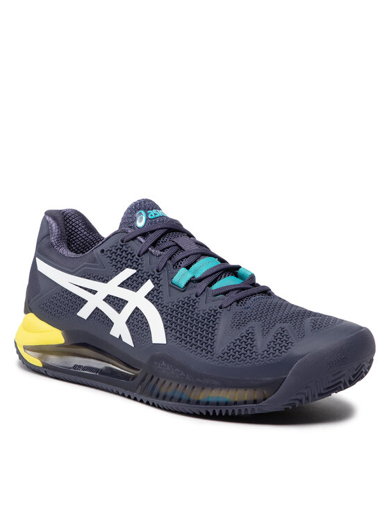 Asics Buty do tenisa Asics Gel-Resolution 8 Clay 1041A076 Granatowy