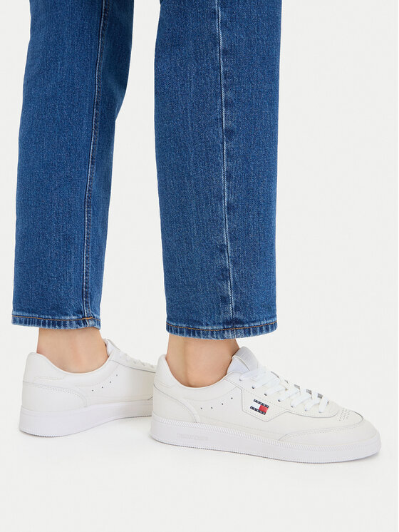 Tommy Jeans Sneakers Tommy Jeans The Greenwich Edge Ltr EN0EN03049 Alb