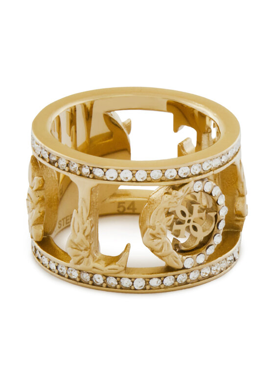 Guess Пръстен Guess JUBR05 037JW Златист