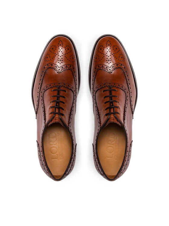 Lord Premium Nizki čevlji Lord Premium Brogues 5501 Rjava