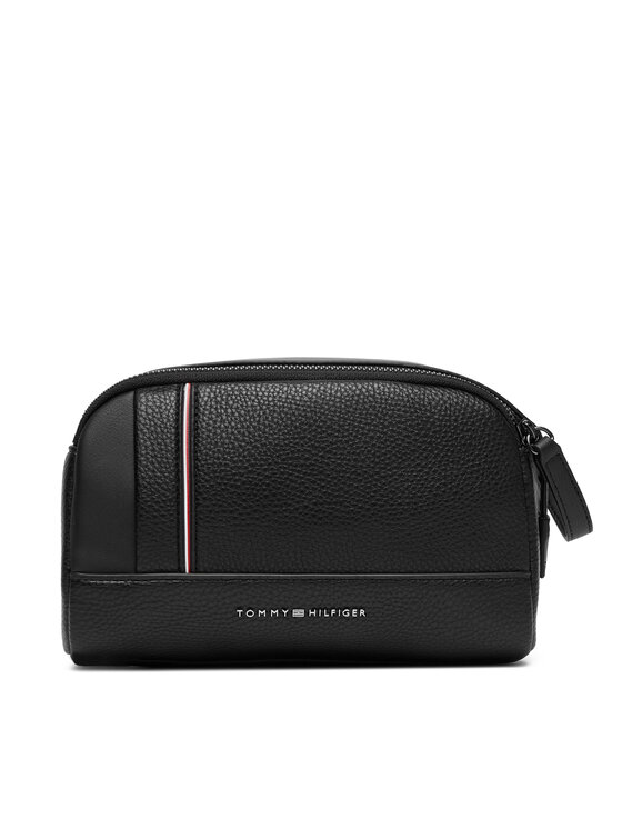 Tommy Hilfiger Kozmetická taštička Tommy Hilfiger Th Central Washbag AM0AM13748 Čierna