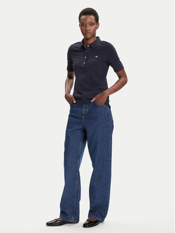 Gant Gant Polo Shield 4202231 Azul marino Slim Fit