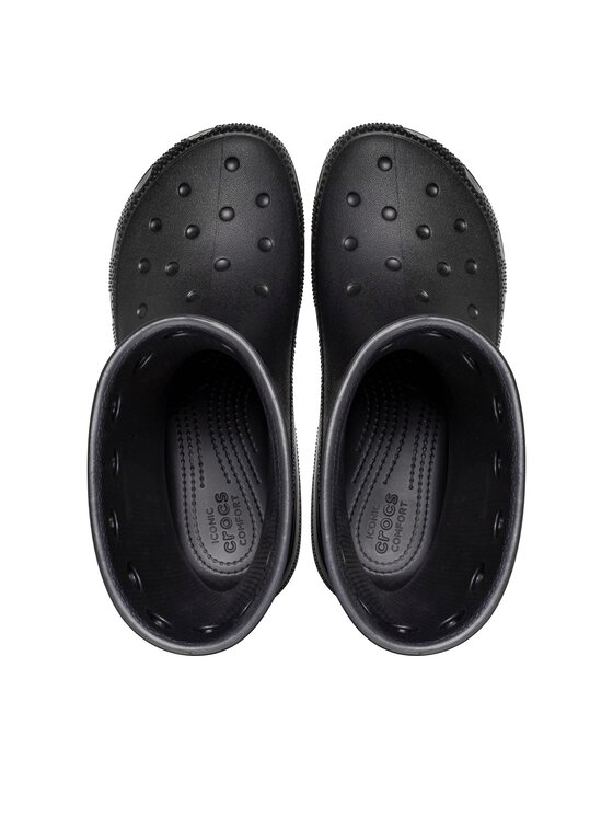 Crocs Gumijasti škornji Crocs Classic Rain Boot 208363 Črna