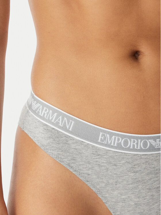 Emporio Armani Underwear Emporio Armani Underwear Conjunto de bragas brasileñas EW000404 AF19026 M8194 Gris
