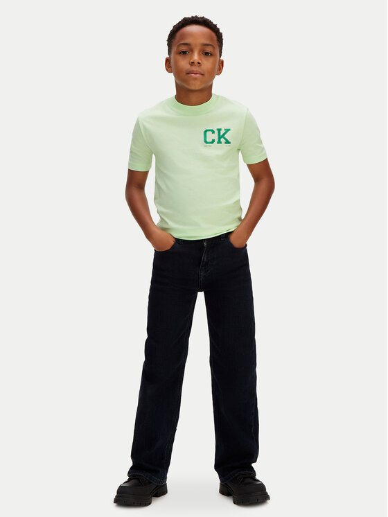Calvin Klein Calvin Klein Camiseta Heritage LVCKSJA09B Verde Regular Fit