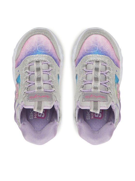 Skechers Sneakersy Skechers Infinite Heart Lights-Eternal Shimmer 303755N/SMLT Stříbrná