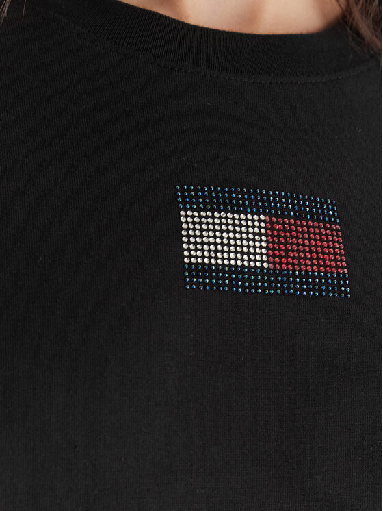 Tommy Jeans Tommy Jeans Camiseta Party Flag DW0DW21965 Negro Regular Fit