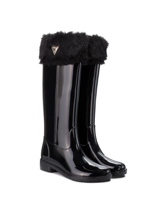 Guess Гумени ботуши Guess FLRBE3 RUB11 Черен