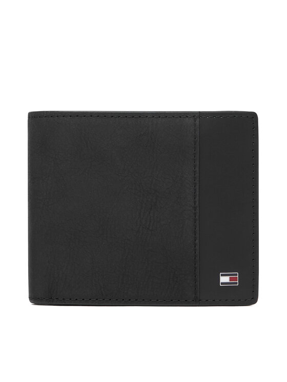 Tommy Hilfiger Novčanik Tommy Hilfiger Th Soho Cc Flap And Coin AM0AM14503 Crna