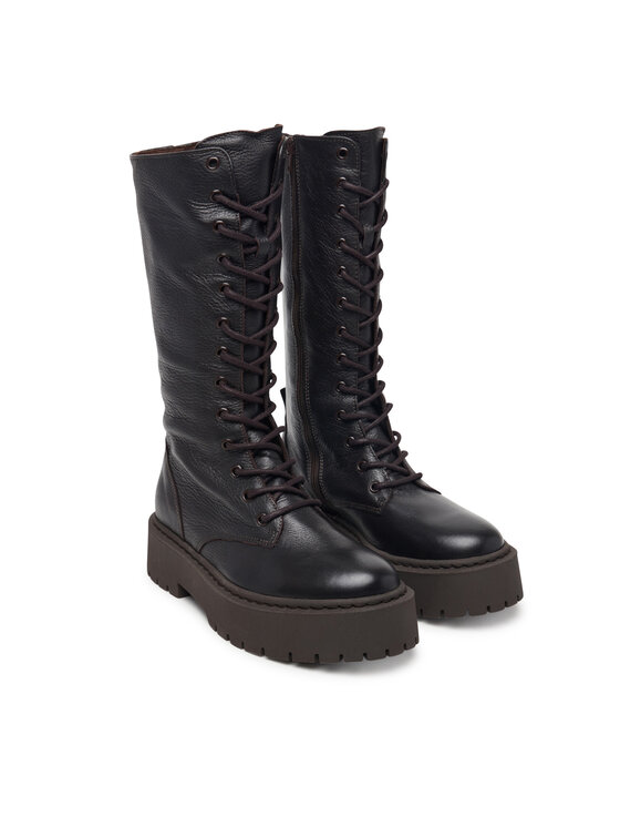 Steve Madden Botines planos Steve Madden Vroom 11001204 Marrón oscuro