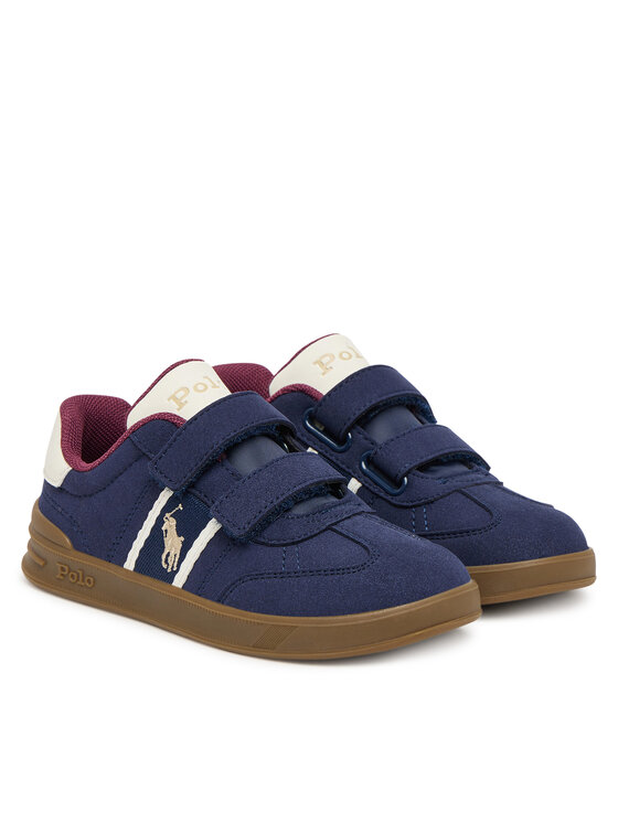Polo Ralph Lauren Sneakersy Polo Ralph Lauren Heritage Court III T-Toe Ez RL03357411 Tmavomodrá