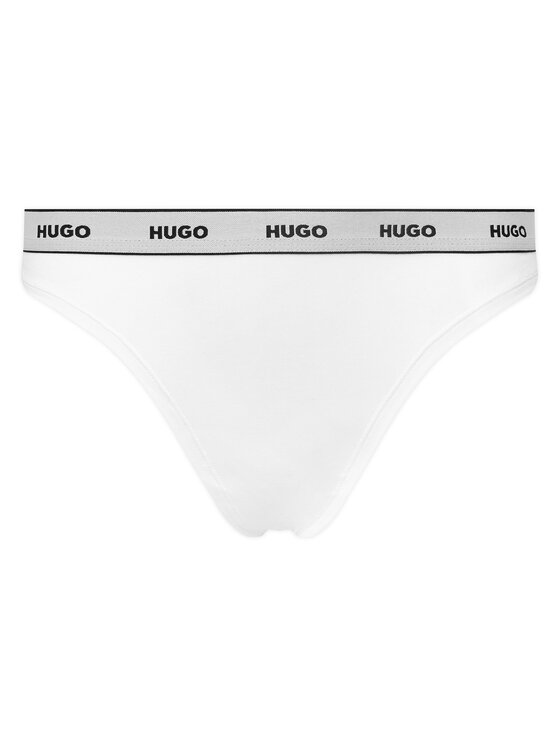 HUGO HUGO Комплект стрінгів Triplet Thong Stripe 50545680 Білий