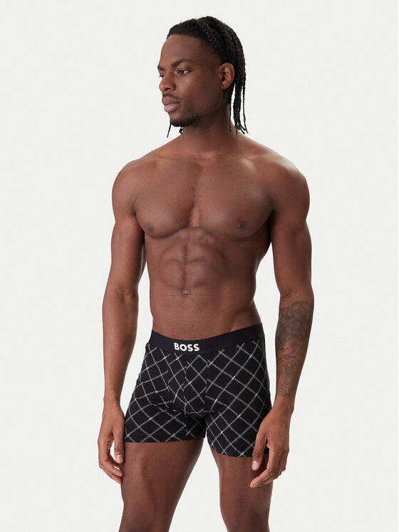 BOSS BOSS Conjunto de calzoncillos boxer 50549856 Negro